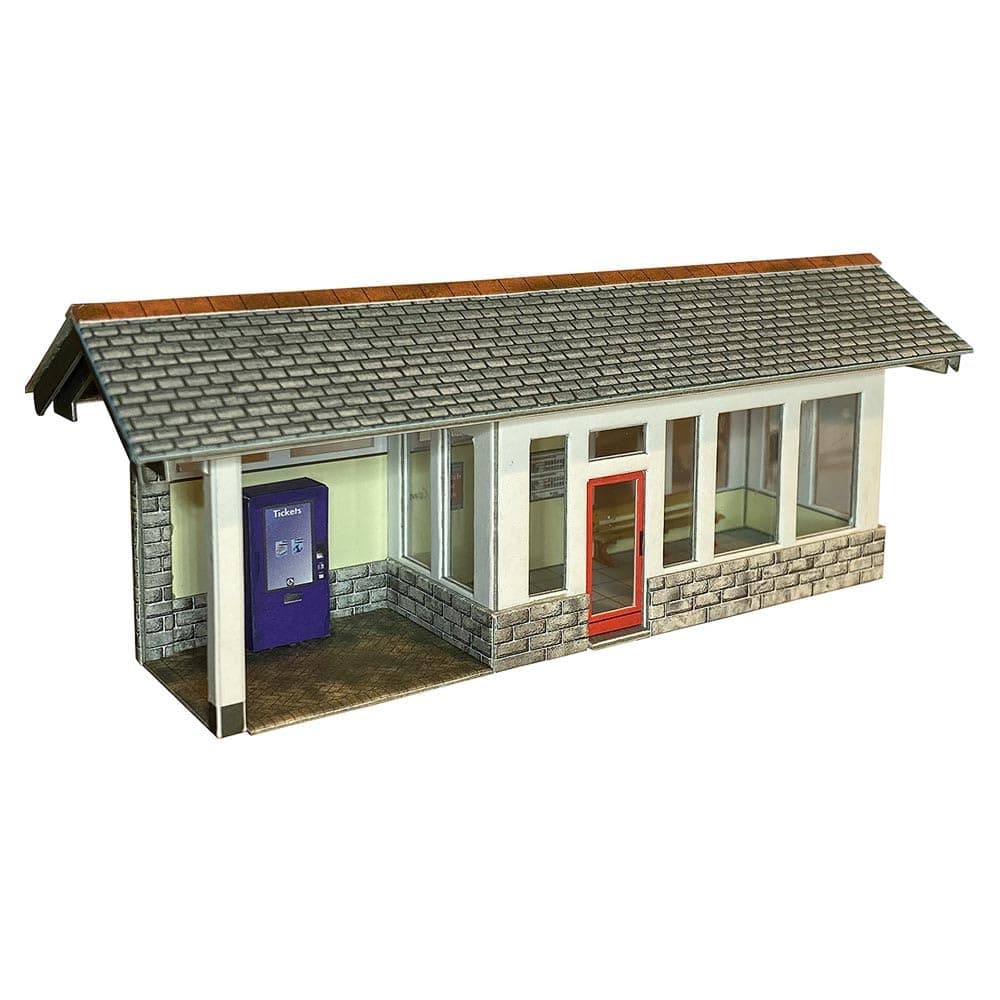 MetcalfePN923 Modern Day Platform Shelter Card Kit N Gauge