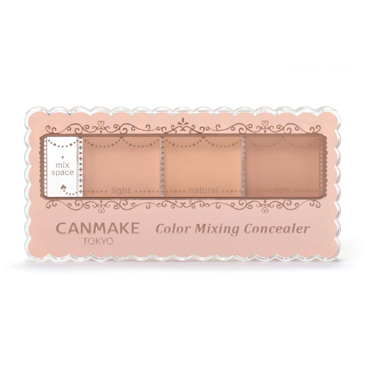 Color Mixing Concealer, 3 Color Palette Concealer 0.13 oz (3.9 g) (01 Light Beige, 3.9 g)