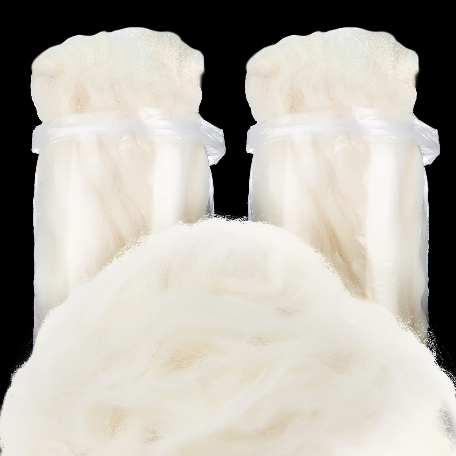 Tegeme Lambs Wool for Toes Soft Feet Cushion Toe Separator Lambs Wool Pads Blister Prevention Bunions Callus Remover Cushions for Hiking Pointe Shoes Feet Protectors,1.76 oz 50g