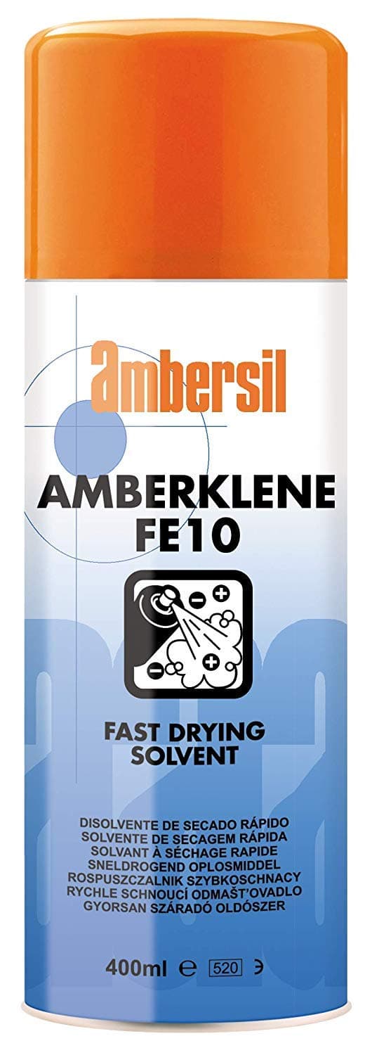 Ambersil 31553 Fe10 Amberklene Fast Drying Multi-Purpose Solvent Degreaser 400Ml