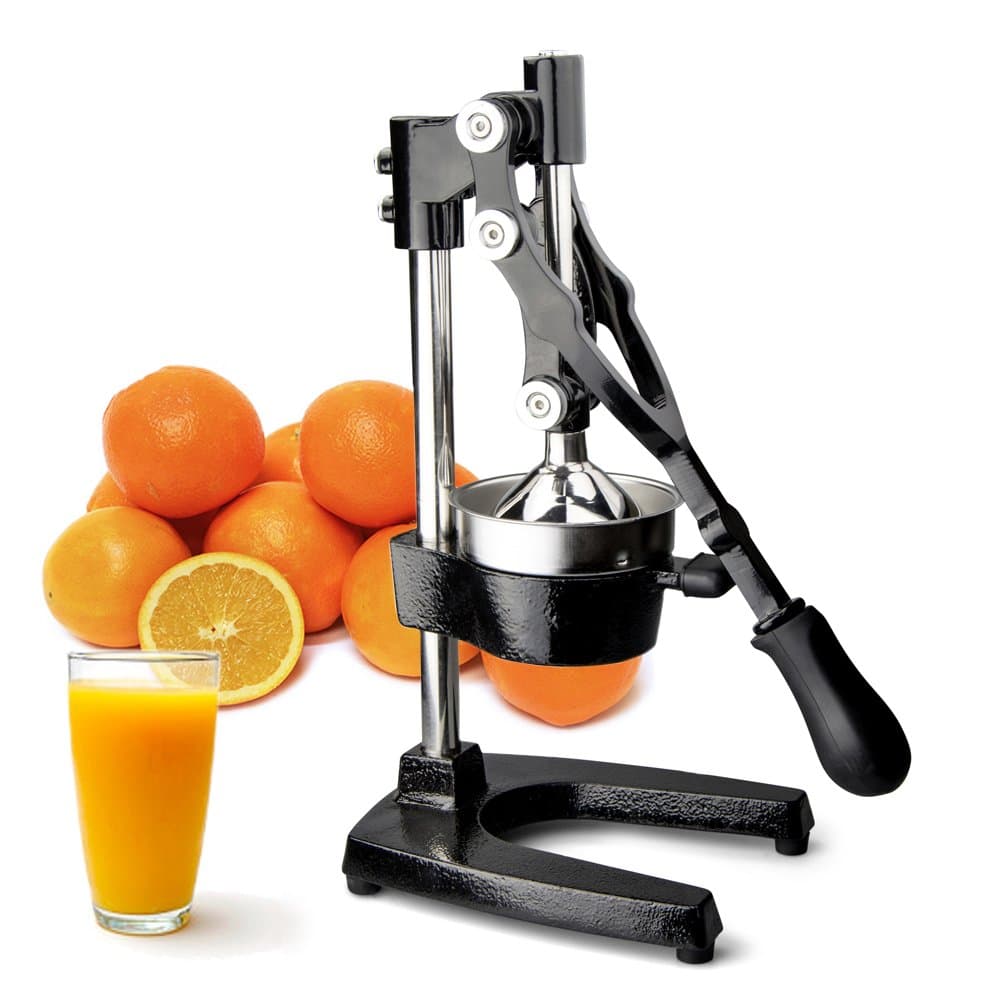 Commercial Citrus Juicer Hand Press - Manual Juicer Extractor - Fruit Juice Press - Heavy Duty Cast Iron Citrus Juicer - Citrus Press - Citrus Squeezer for Lemons, Limes and Oranges etc