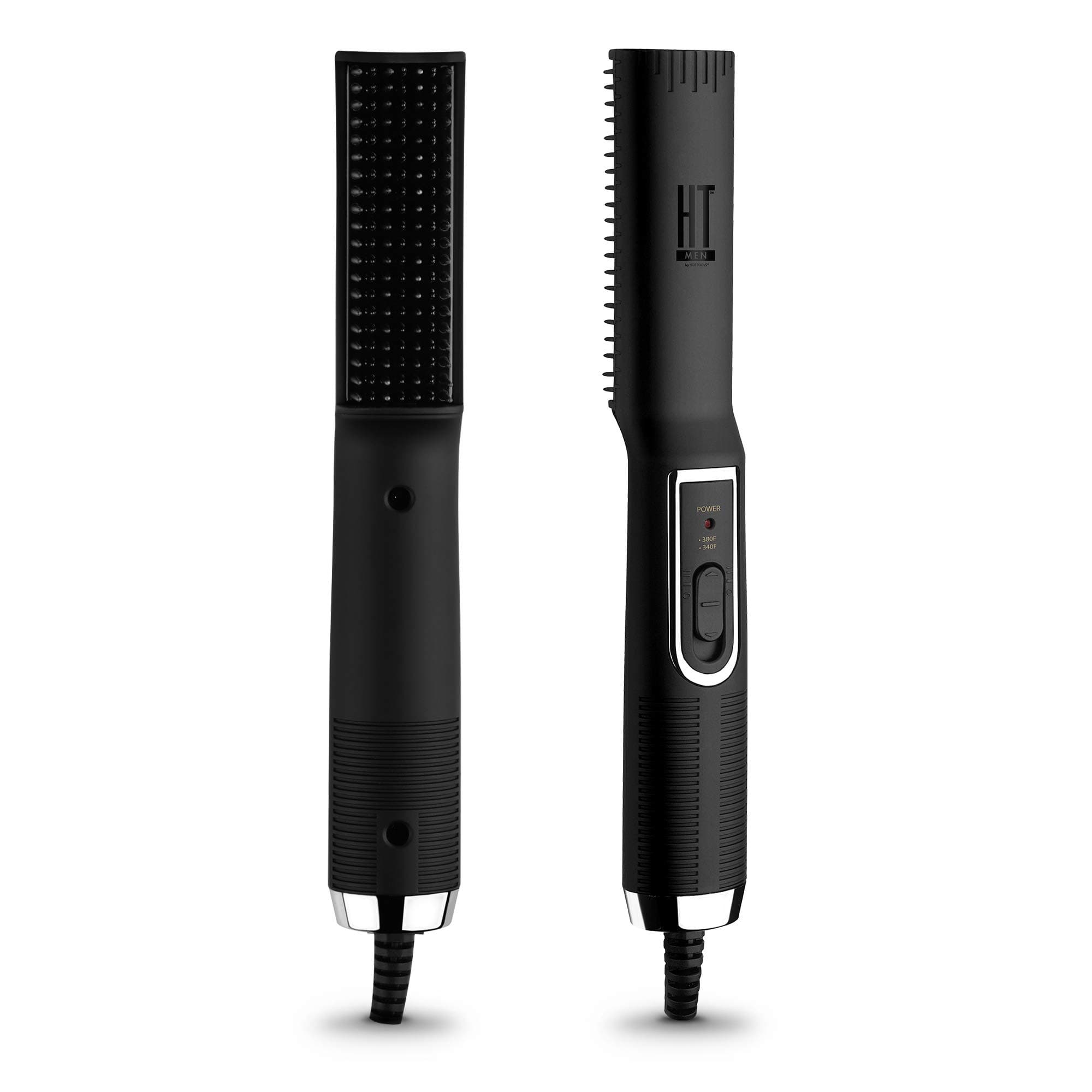 Hot Tools Men's Beard Straightening Brush | For a Smooth Finish