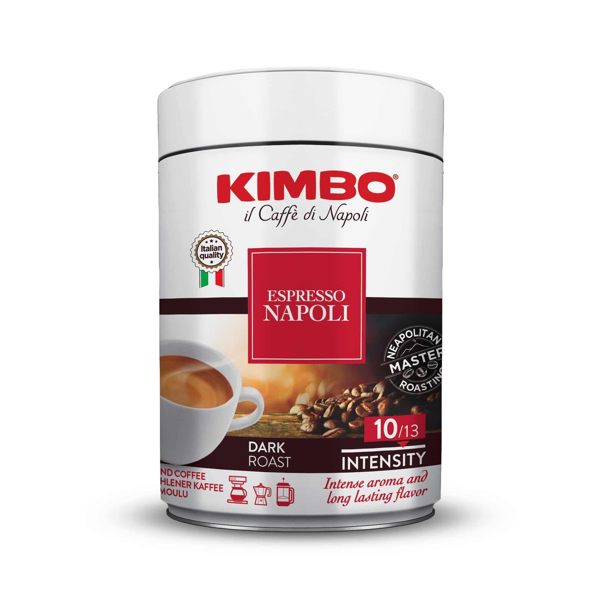 Kimbo Espresso Napoletano Ground Coffee - 250g Tin
