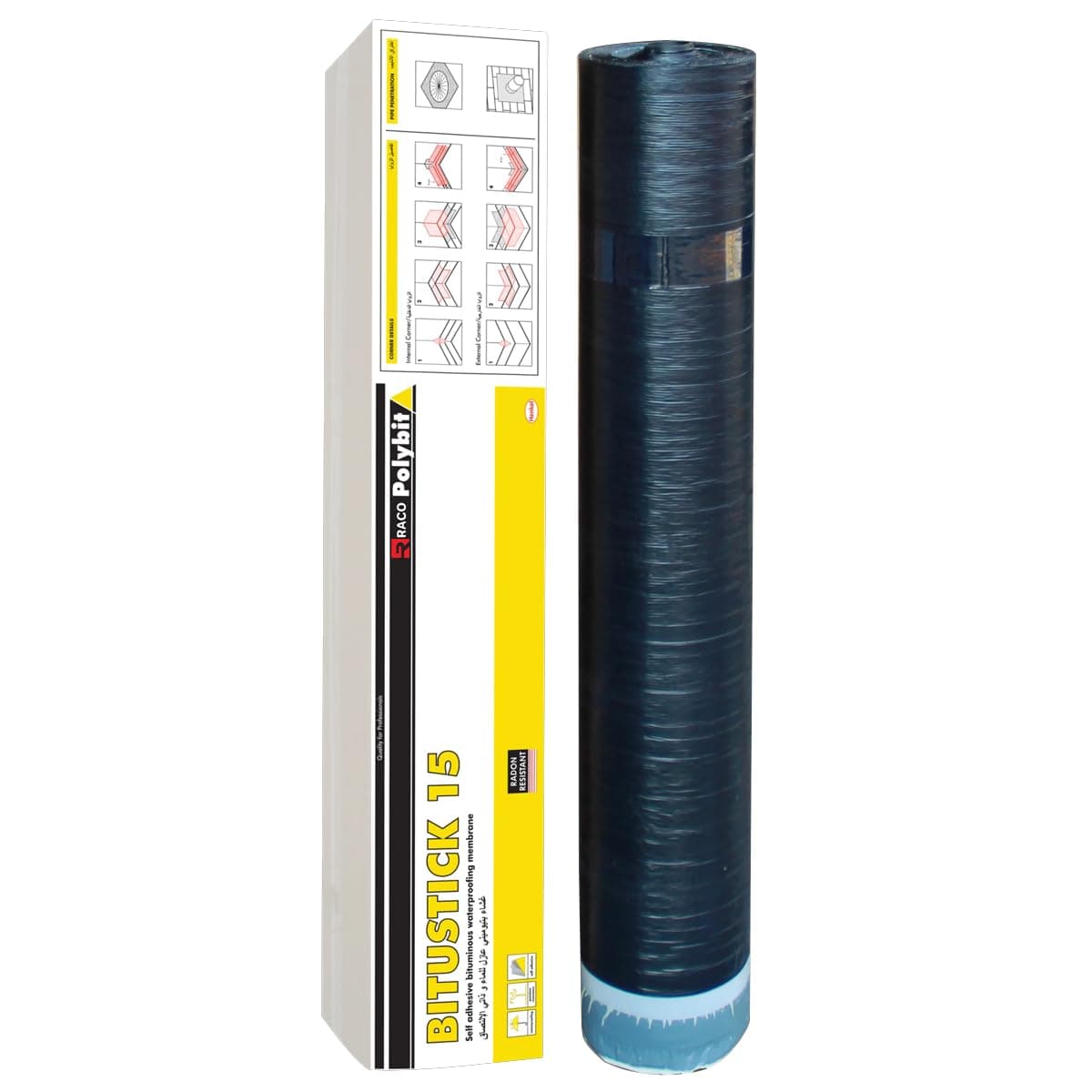 Henkel Polybit Bitustick 15 Self Adhesive Membrane 1.5mm for Waterproofing