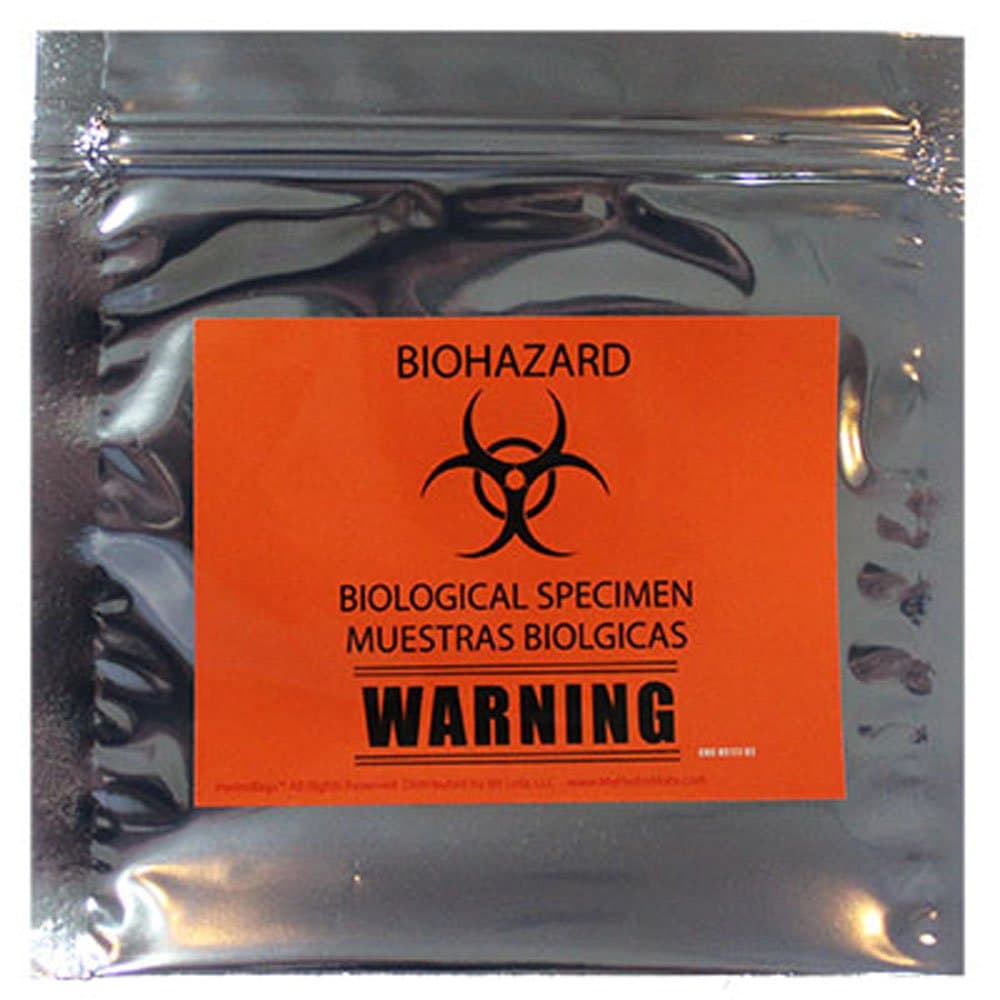 HydroBags The Only Unique Storage Bag That Ages and Cures Premium Herb -Hydrobags Labels 6 5x5 Biohazard Labels