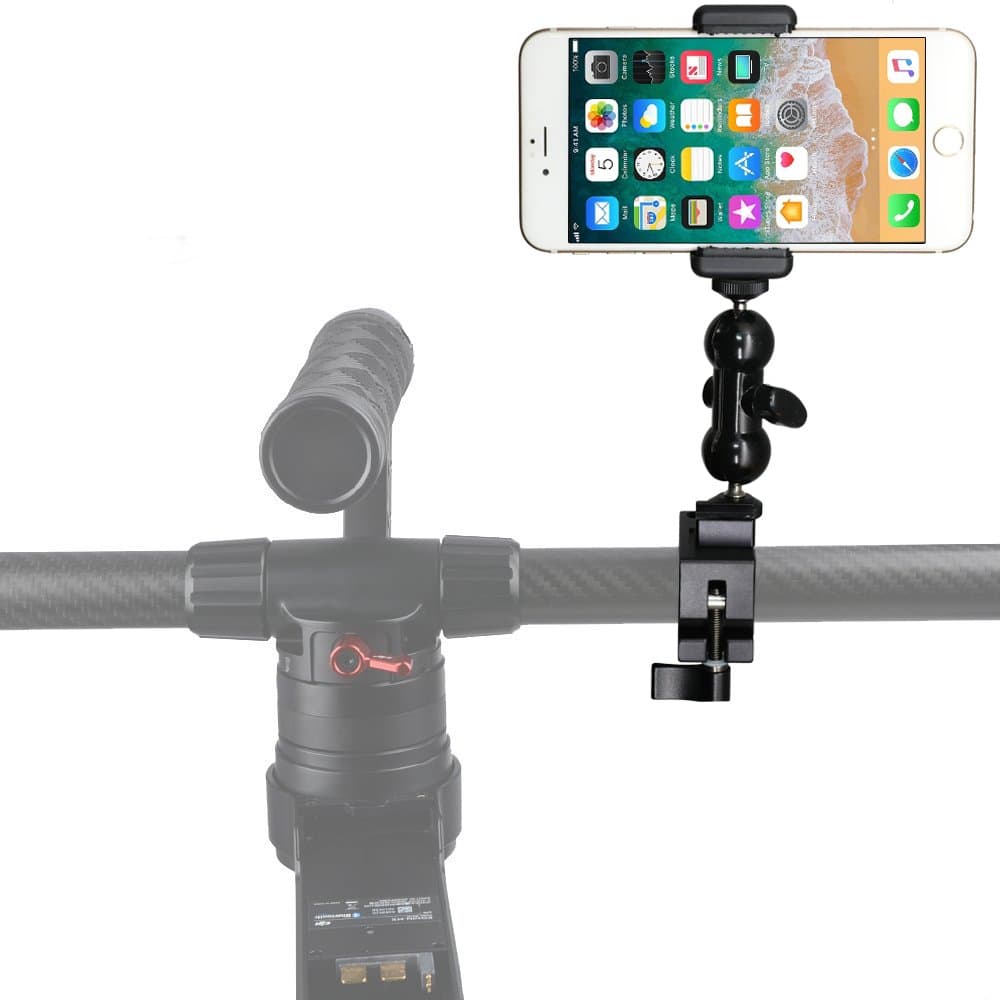 CamRebel Phone Mount Holder with Monitor Mount for Ronin-M MX and FREEFLY MoVI Moza Stabilizers