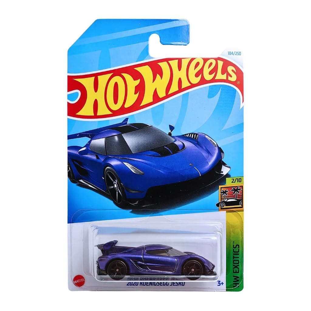 Hot Wheels - 2020 Koenigsegg Jesko - HW Exotics 2/10 - HTC21 - Short Card - Super Sports Car - Iris Purple - Mattel 2024-1:64
