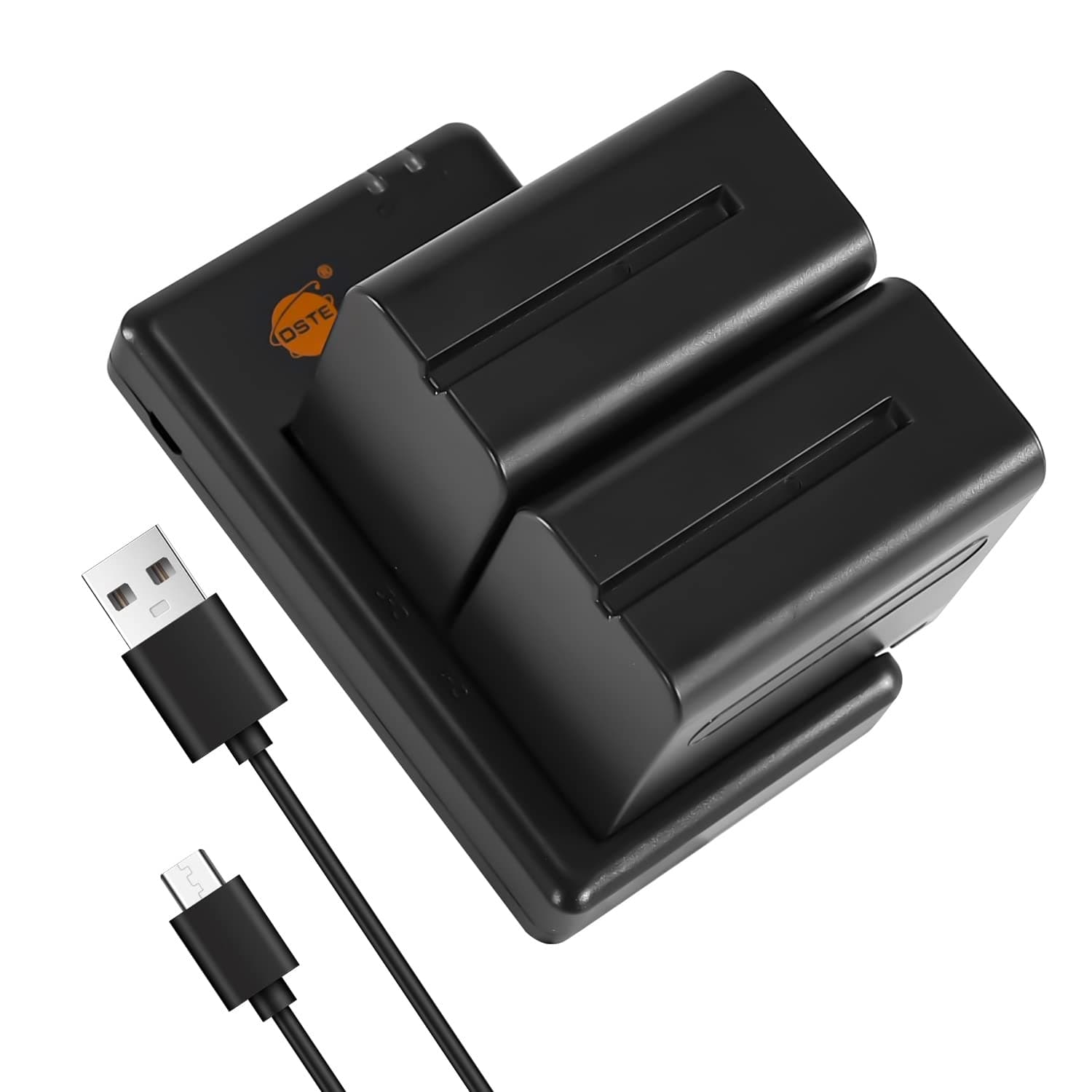 DSTE 2PCS NP-F970 NP-F950 NP-F930 (7900mAh/7.4V) Battery Charger Set Compatible for Sony CCD-TR910, CCD-TR917, CCD-TR930, CCD-TR940, CCD-TR3000, CCD-TR3300