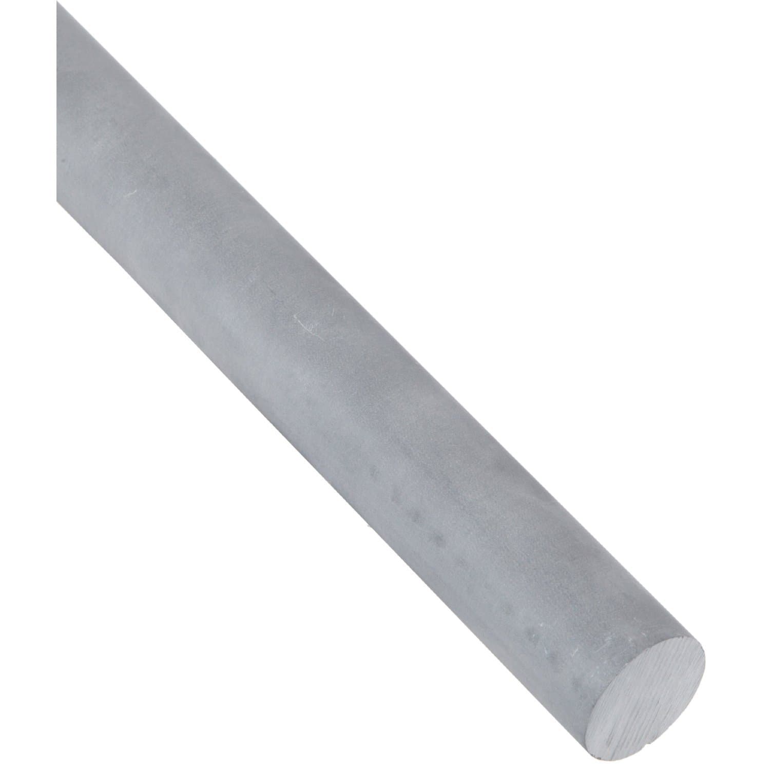 Lava, Alumina Silicate Ceramic, Rod, Opaque Gray, 1/4" Diameter, 9" Length
