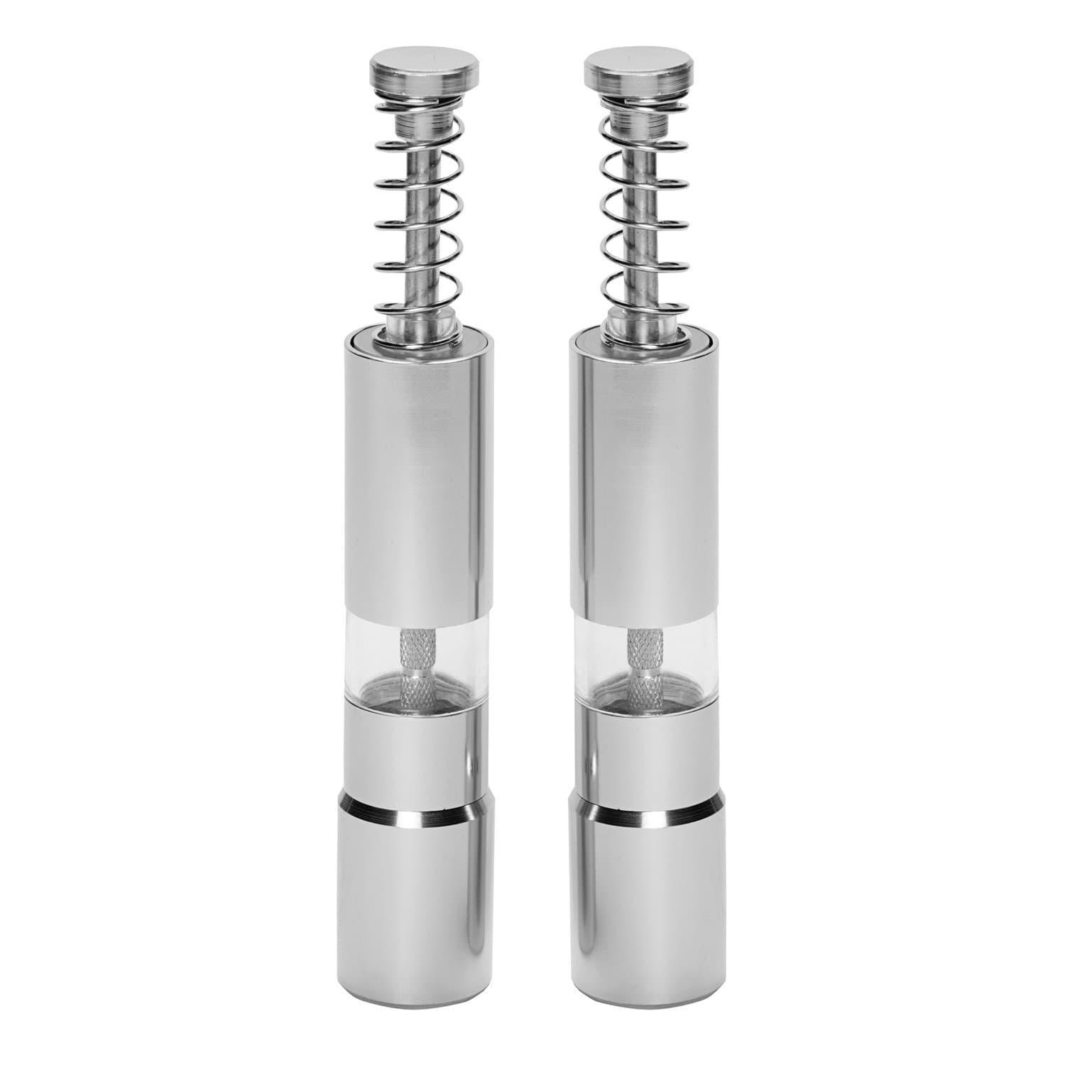 Lifeeasy Salt and Pepper Grinder Set,Pepper Mill,Seasoning and Spice Tools, Stainless Steel