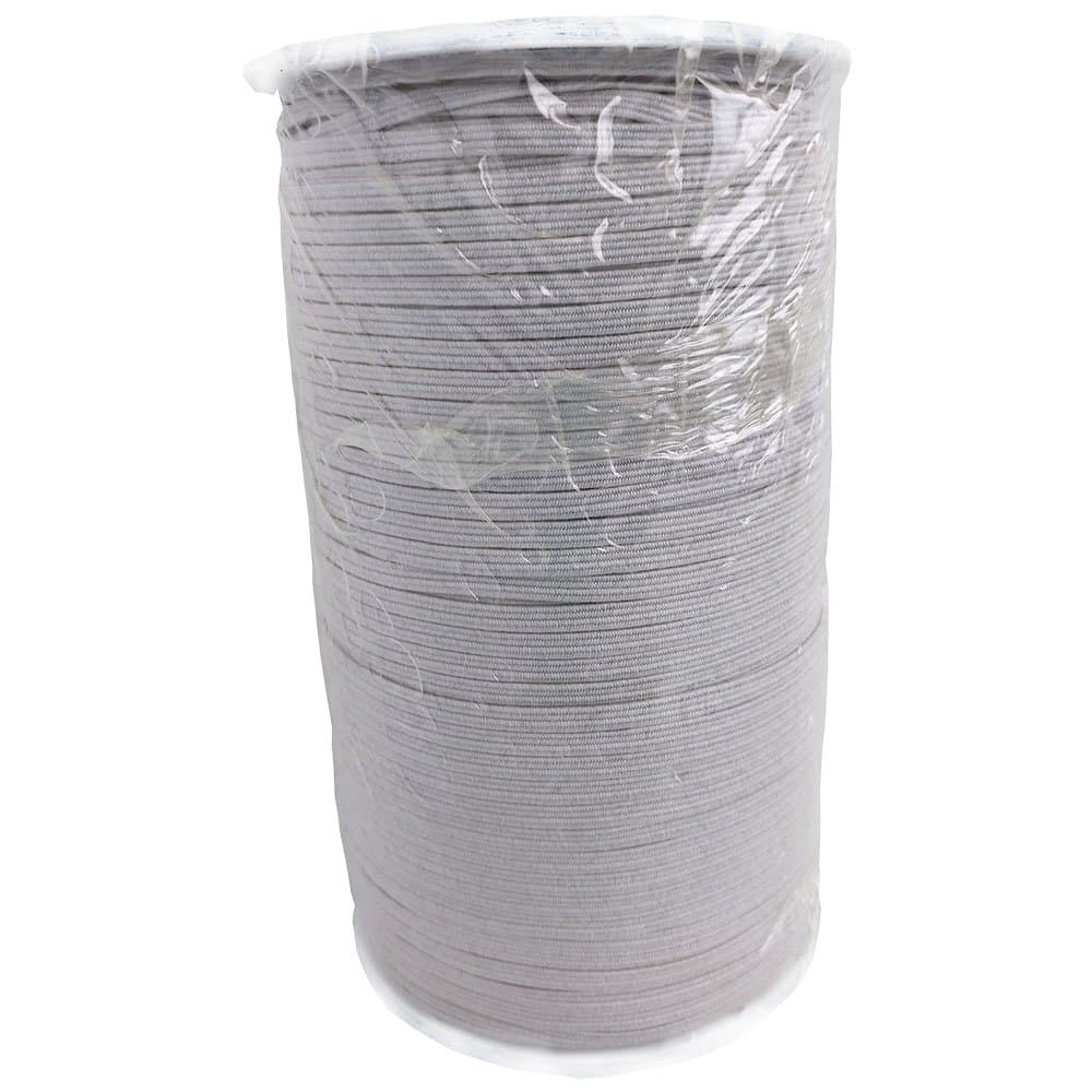 Practical 3mm braided elastic for windly used-Light Silver