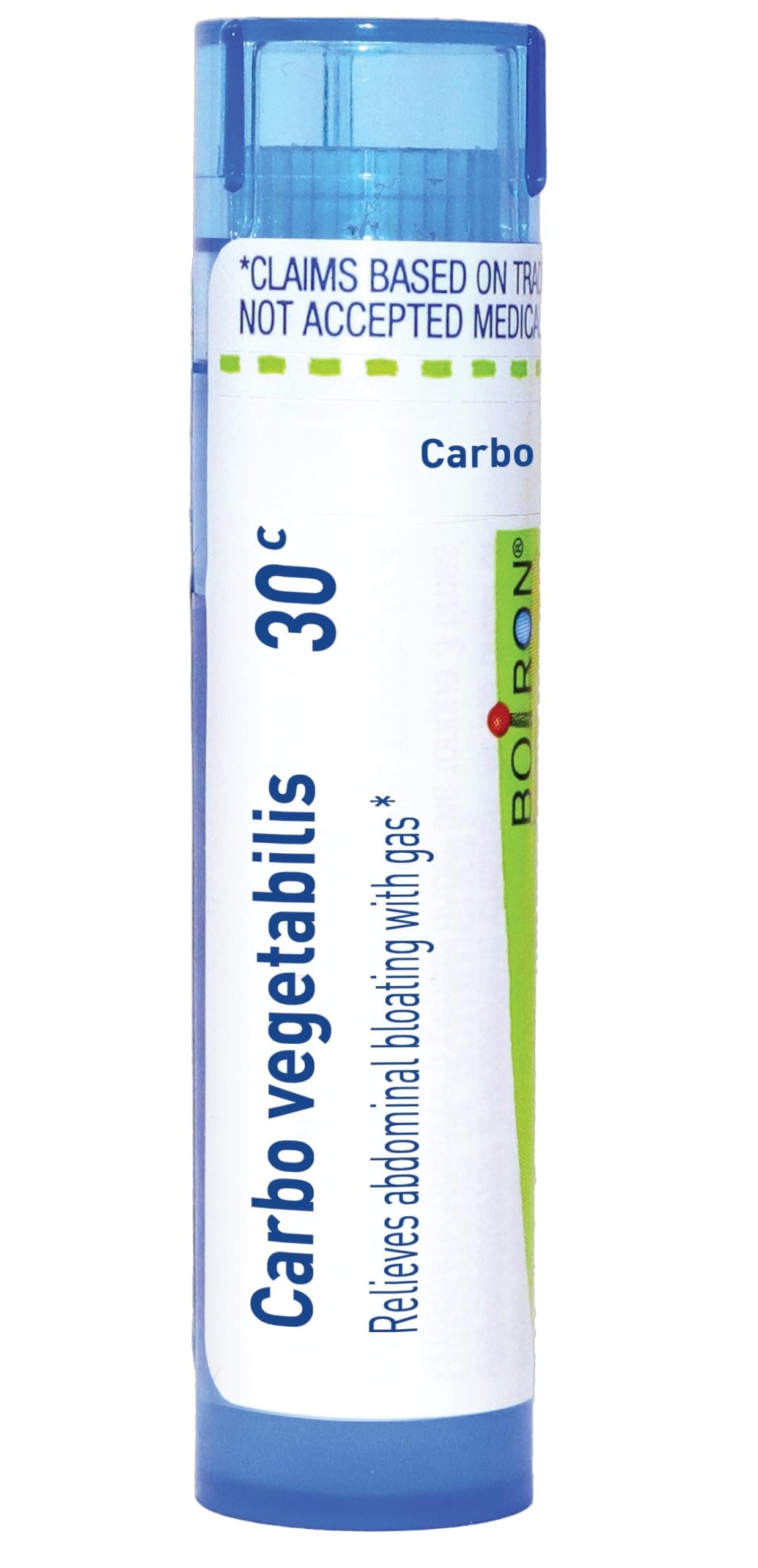 Boiron Carbo Vegetabilis 30C Homeopathic Medicine for Bloating & Gas - 80 Pellets