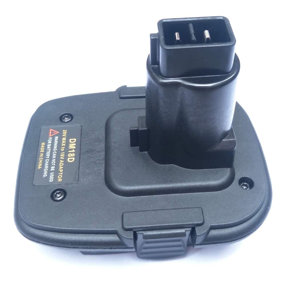 20V Battery Adapter DM18D with USB for Milwaukee M18 for Dewalt 18V/20V Lithium Battery DCB205 Convert for Dewalt 18V NiCad & NiMh Battery Tools DC9096 DW9096 DC9098 DC9099 DW909