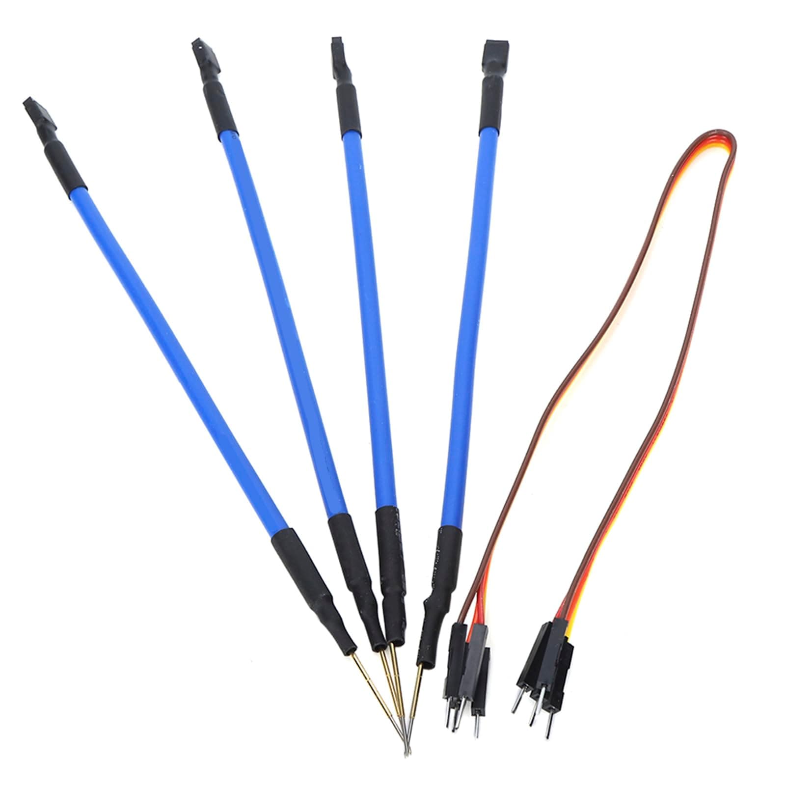 – KIMISS 4Pcs/Set Probe Pens Kit ECU Probes LED BDM Frame Pins ECU Probe Pens Set 4 Probes Pens with Connect Cable Fits for Ktag Kess V2 Fgtech BDM100 Plastic and Stainless Steel