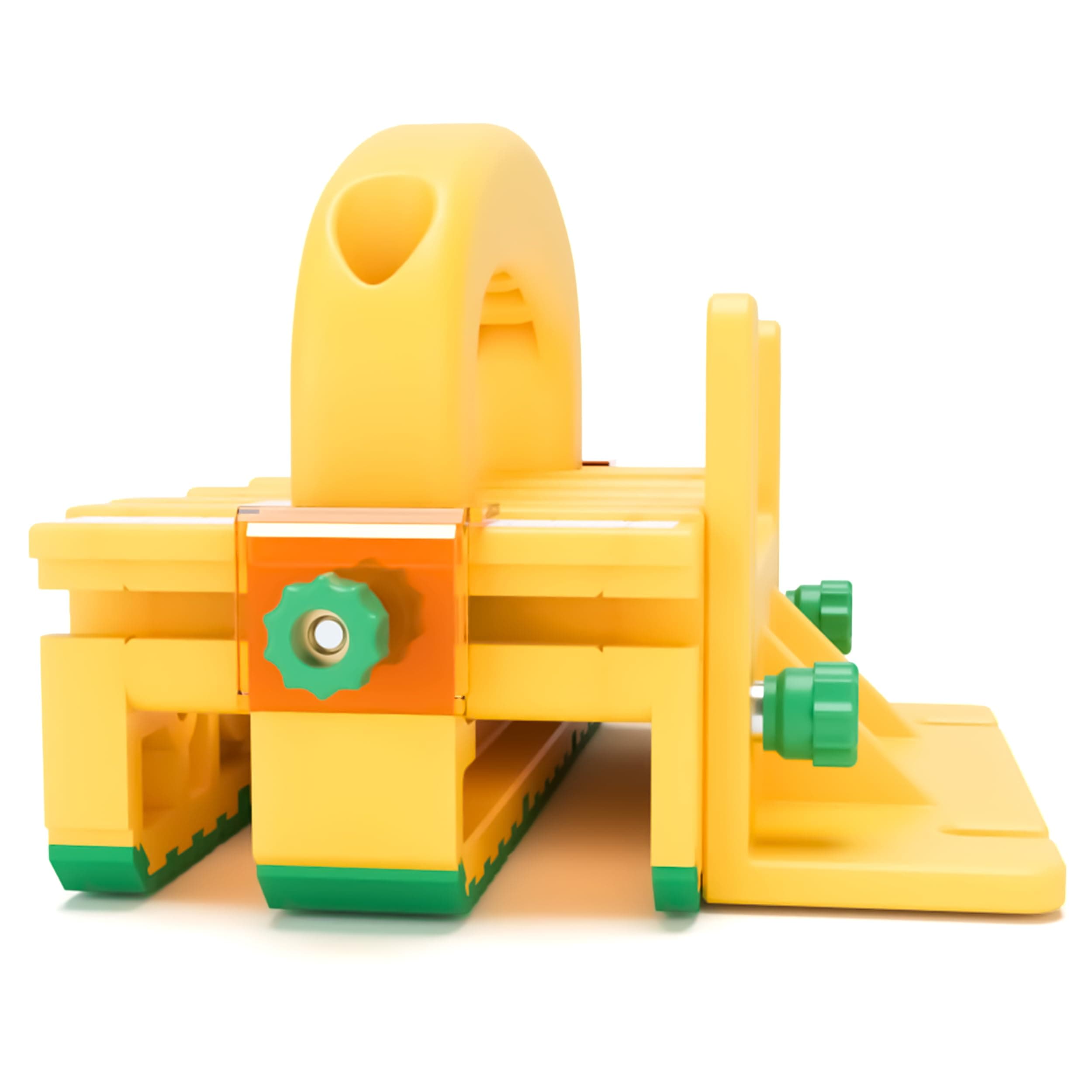 GRR-RIPPER+ by Microjig. Includes SafeRip Kit. Fully Adjustable 3D Push Block for Table Saws, Router Tables, Band Saws, and Jointers. (SKU: GR-100+) Yellow/Green