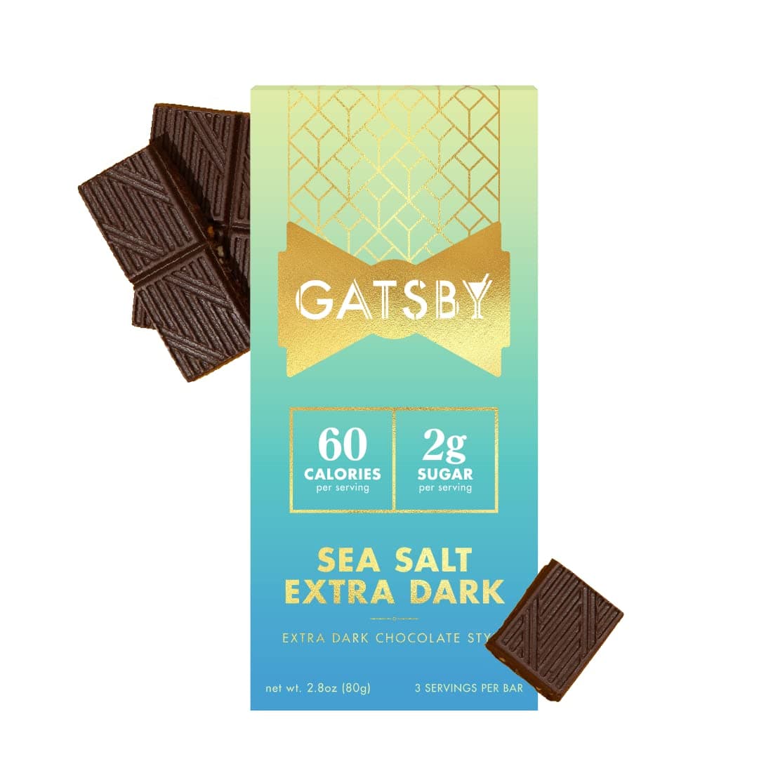 Gatsby Sea Salt Extra Dark Chocolate Bar