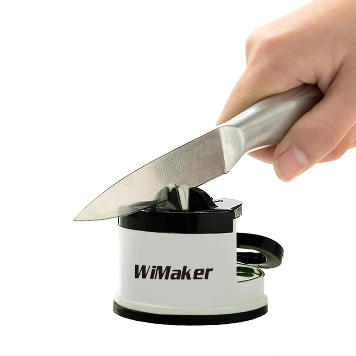 Wimaker Home Essential Knife Sharpeners - Knife Sharpening Stone Knife Sharpener Kitchen Knife Tool (Grey)