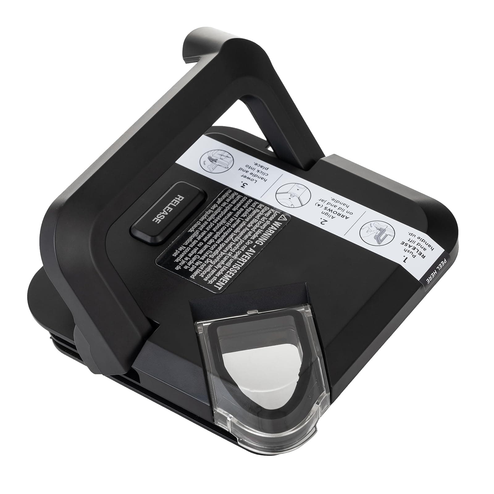 Blender Lid Replacement for Ninja 72 OZ Pitcher Locking Lid, Top Lid Cover Parts for BL642 BN701 BN751 BN801 BL610 DB751A CT610 Series,Compatible with NEW Model Pitcher with Rim Extension Only