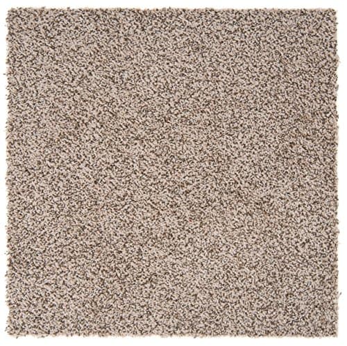 Nance Industries Peel and Stick Soft Residential Carpet Tile with Padding, 24"X24", Beige, 8 Tiles