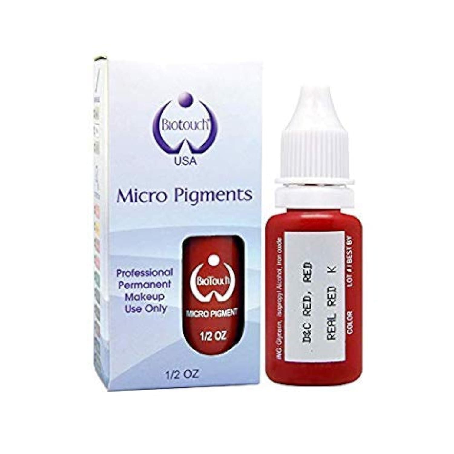 MICROBLADING SUPPLIES Permanent Makeup Pigment Cosmetic Tattoo Ink LARGE Bottle pigment professional permanent makeup supplies Eyebrow Lip Eyeliner microblading supplies 15 ml (Real Red)