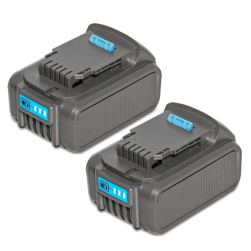 2 Pack 5.5Ah 20V Max XR Lithium Ion Replacement Battery Compatible with Dewalt XR DCB205 DCB205-2 DCB204 DCB203 DCB201 DCS380B DCD/DCF/DCG/DCS Series 20V Dewalt Battery