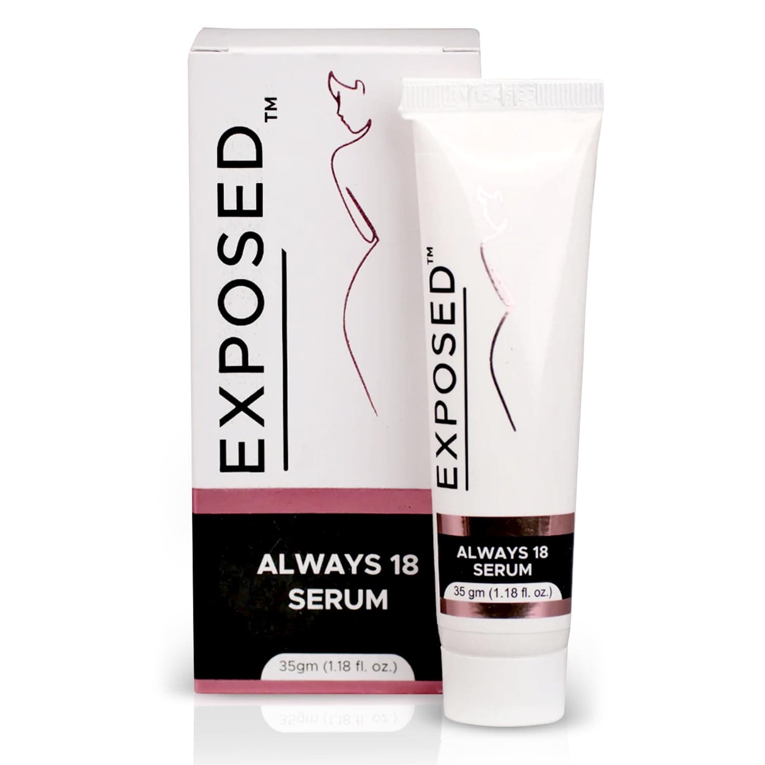 Exposed Always 18 Serum for Women | Firming, Tightening & Skin Rejuvenation | Youth Boost Beauty Serum | 35 g