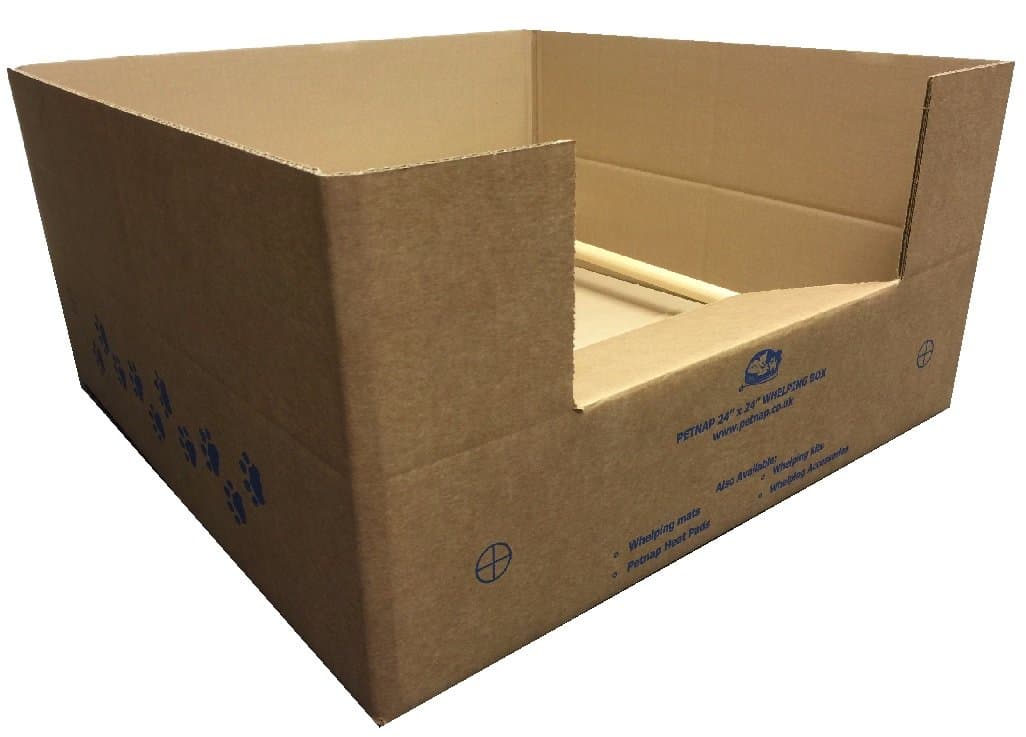 PetnapUK 30" Disposable Dog Puppy Whelping Box Welping Boxes