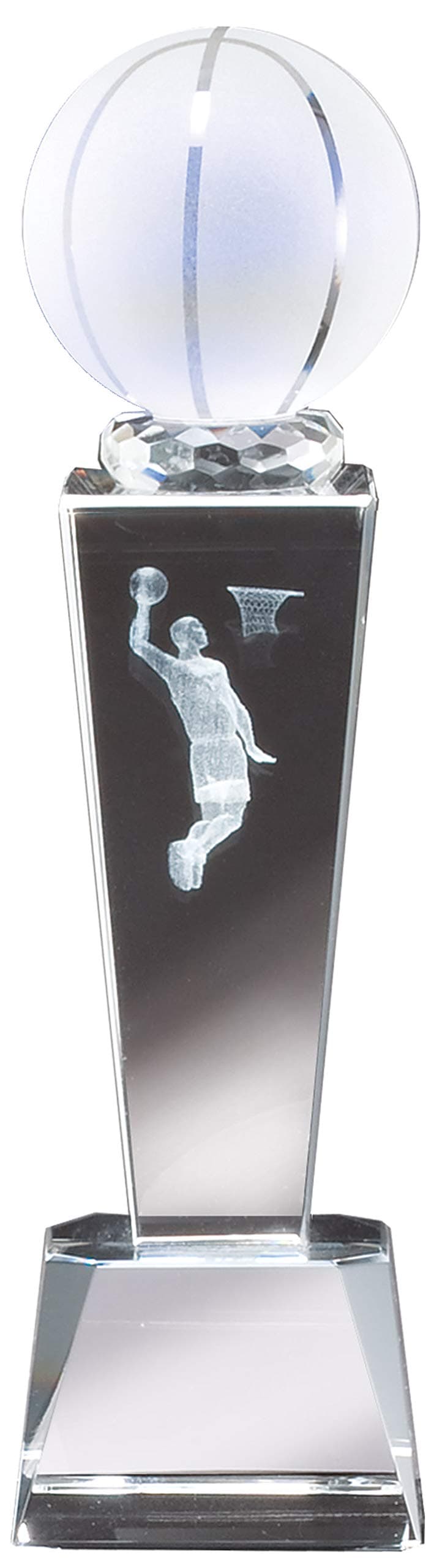 Crystal Basketball Trophy with Free Engraving (Customize Now!)