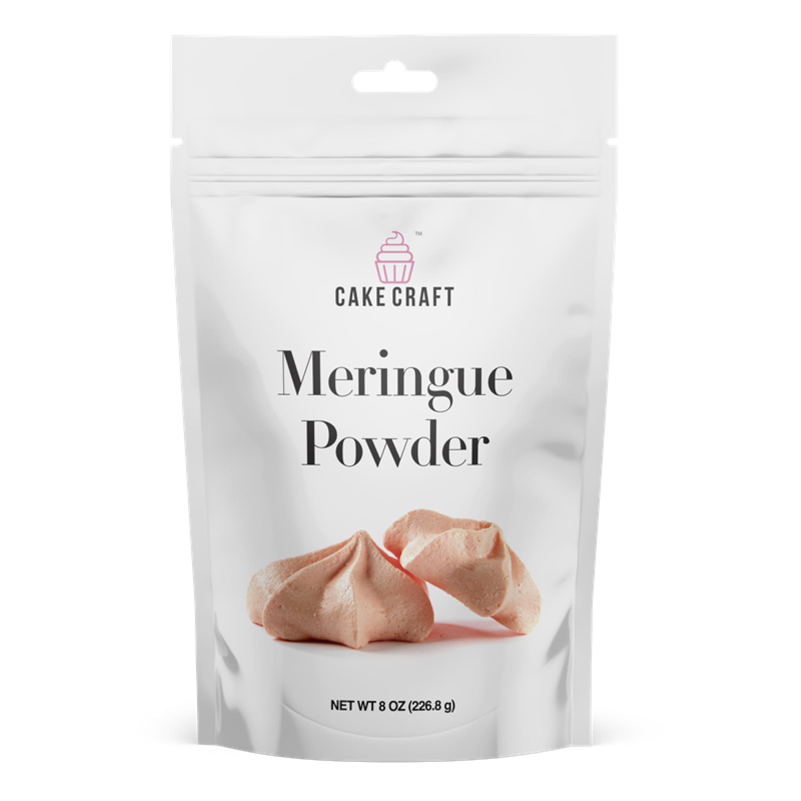 Cake Craft Meringue Powder – 8 oz | Just Add Water | Egg White Substitute for Baking, Royal Icing, Meringues, and Macarons | Easy to Use | Professional Quality
