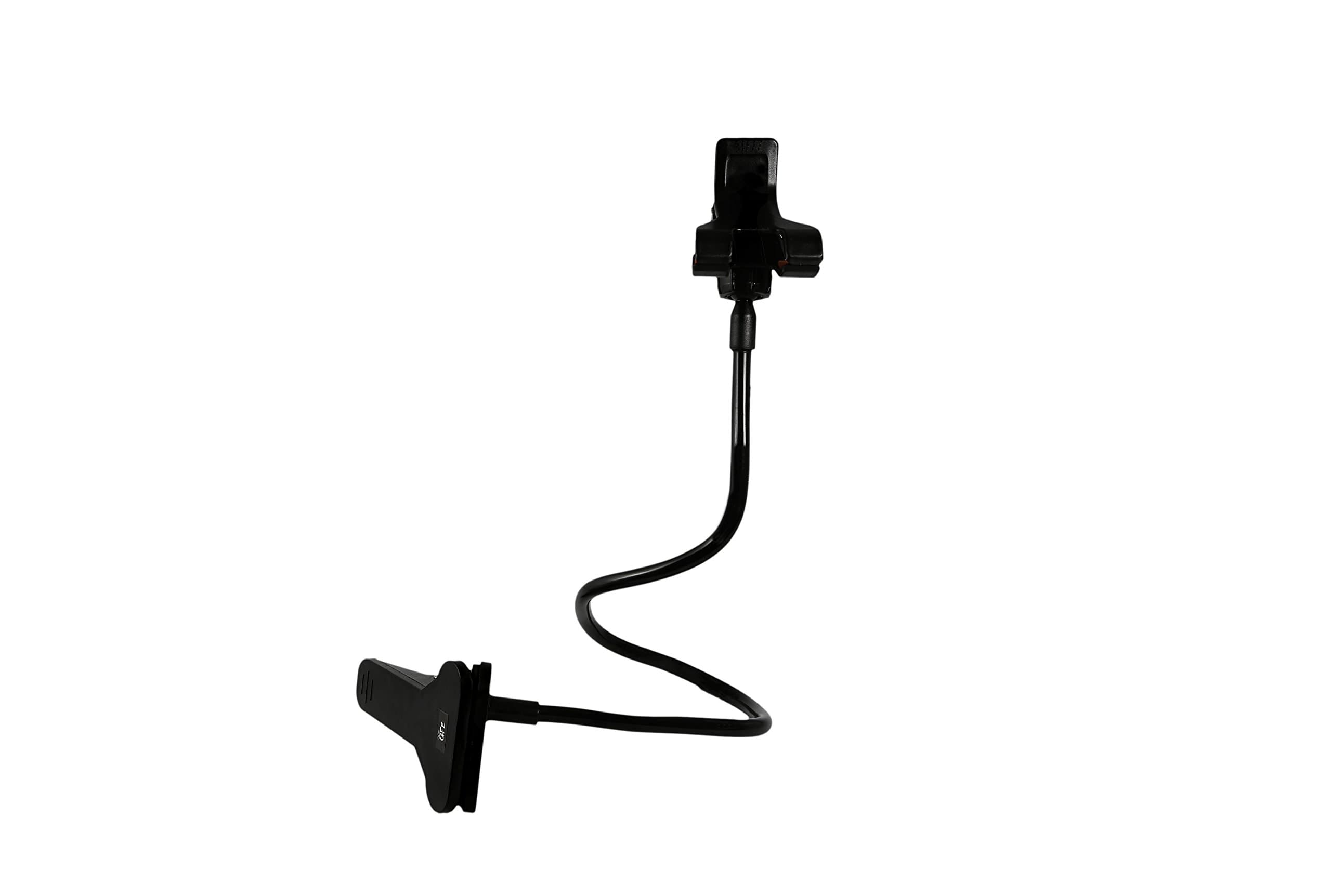 GFEs Metal Lazy Bed Side Desktop Mount Phone Holder Clip For iPhone 6 Galaxy Note Universal Flexible Bendable Portable Hands Free Heavy Duty Tripod With Long Clever Arm Grip For Mobile Cell Handset