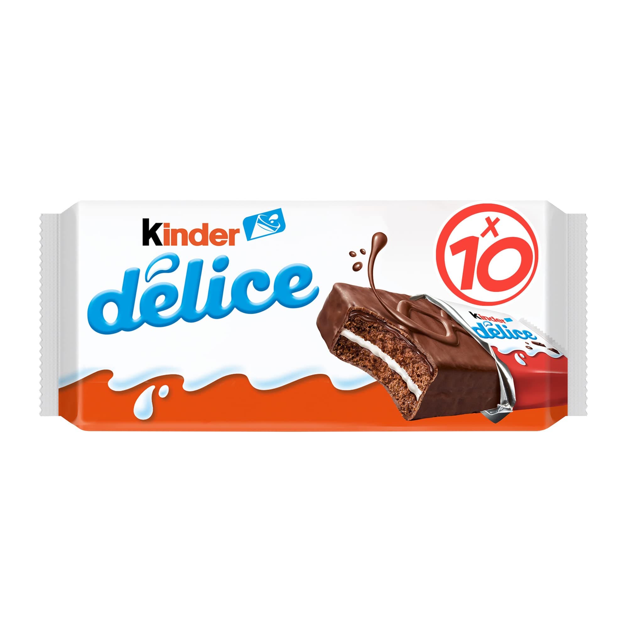 Kinder Delice Cake Bar, 10 Pack