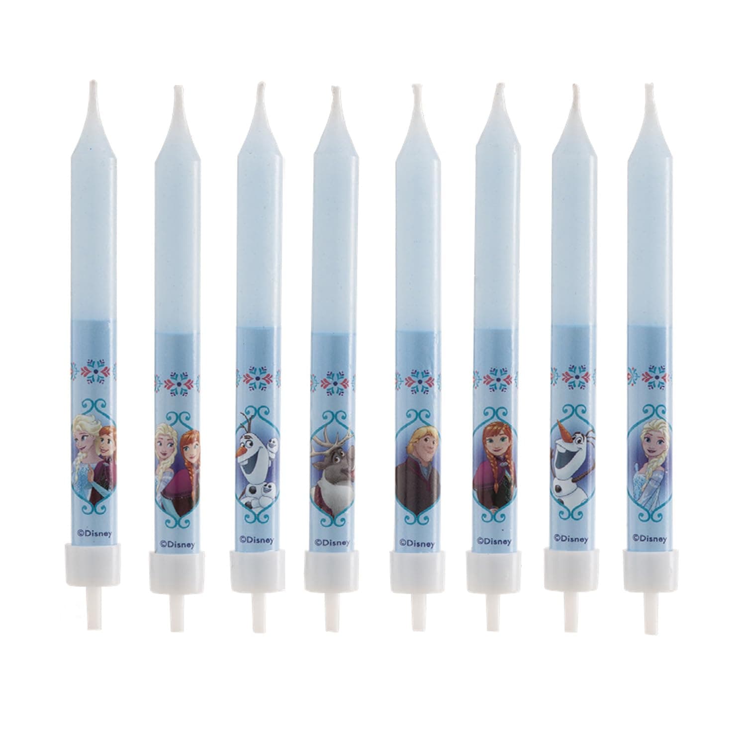 Frozen Birthday Candles Pack of 8