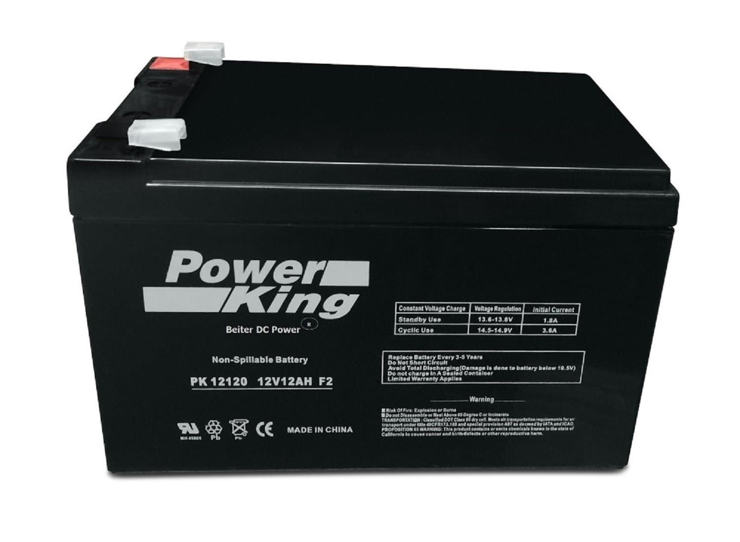 AJCBattery Compatible with APC Back-UPS Back-UPS BE750BB 12V 12Ah UPS Battery