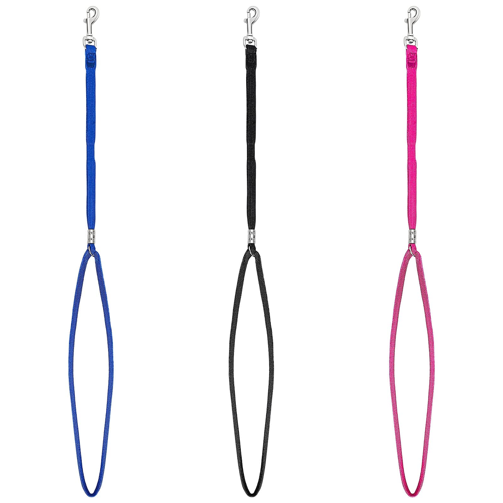 Cobee Dog Grooming Loops Leash, Pet Dog Bathing Tether Straps Cat Bathing Nylon Restraint Noose Harness Safety Rope Pet Grooming Table Bathtub supplies (3 Pieces)