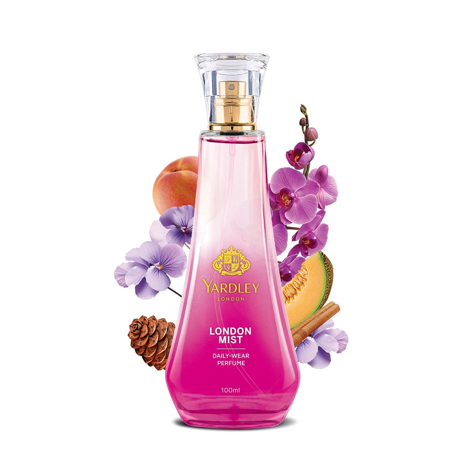 London Mist Perfume| Floral & Ozonic Scent| 90% Naturally Derived| Orchid & Perfume for Women| 100ml