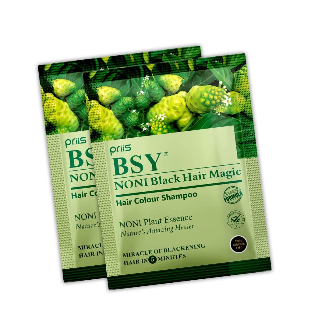 BSY Pack of 2 - Noni Black Hair Magic - 20ml
