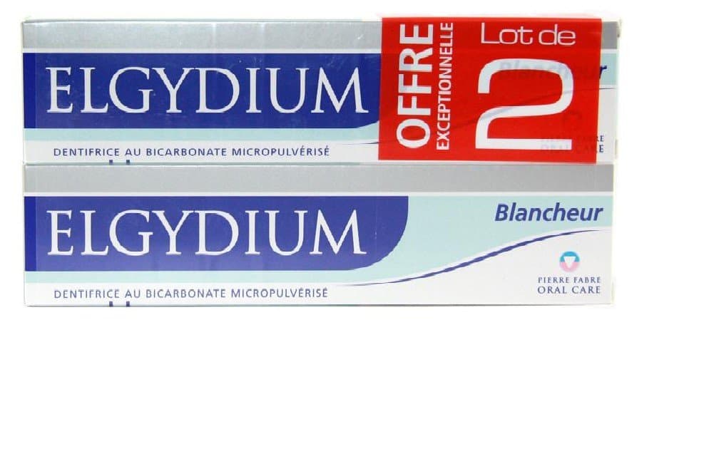 Elgydium Whitening Toothpaste with Bicarbonate Lot De 2x75 Ml by Elgydium