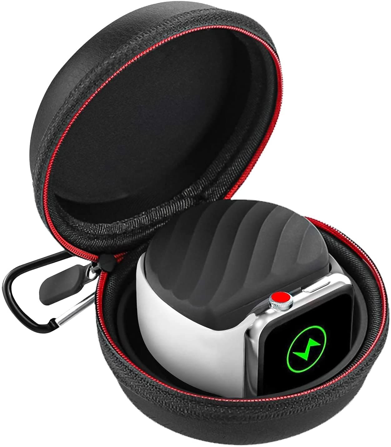 Galaxy Watch 4/3 Charger Holder, Portable Travel Carrying EVA Protective Storage case for Samsung Galaxy Watch4 Classic Watch3 Active 2 (Charger not Included)