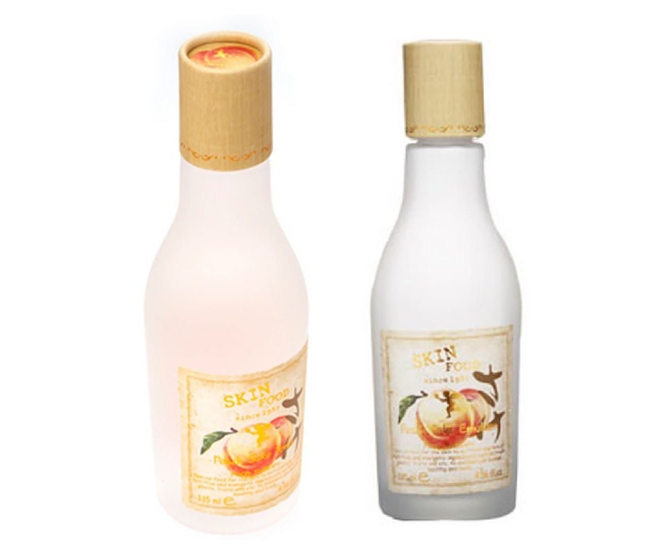Skinfood Peach Sake Toner 135ml + Emulsion 135ml [Total 2Pcs]