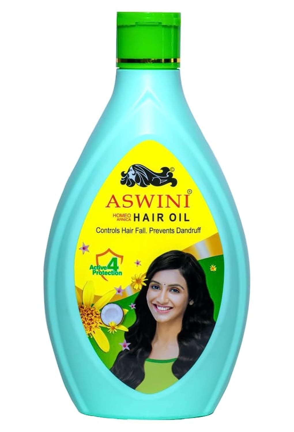 Aswini Homeo Hair Oil- Helps in Stopping Hair Fall & Dandruff-350ml