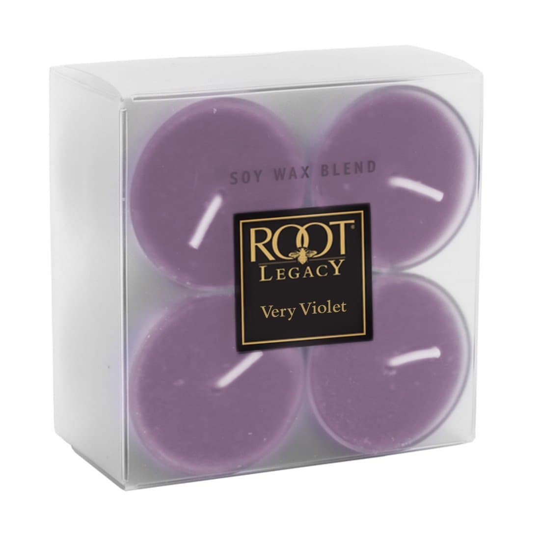 Root Scented Tealight Candles, Very Violet, Box of 8