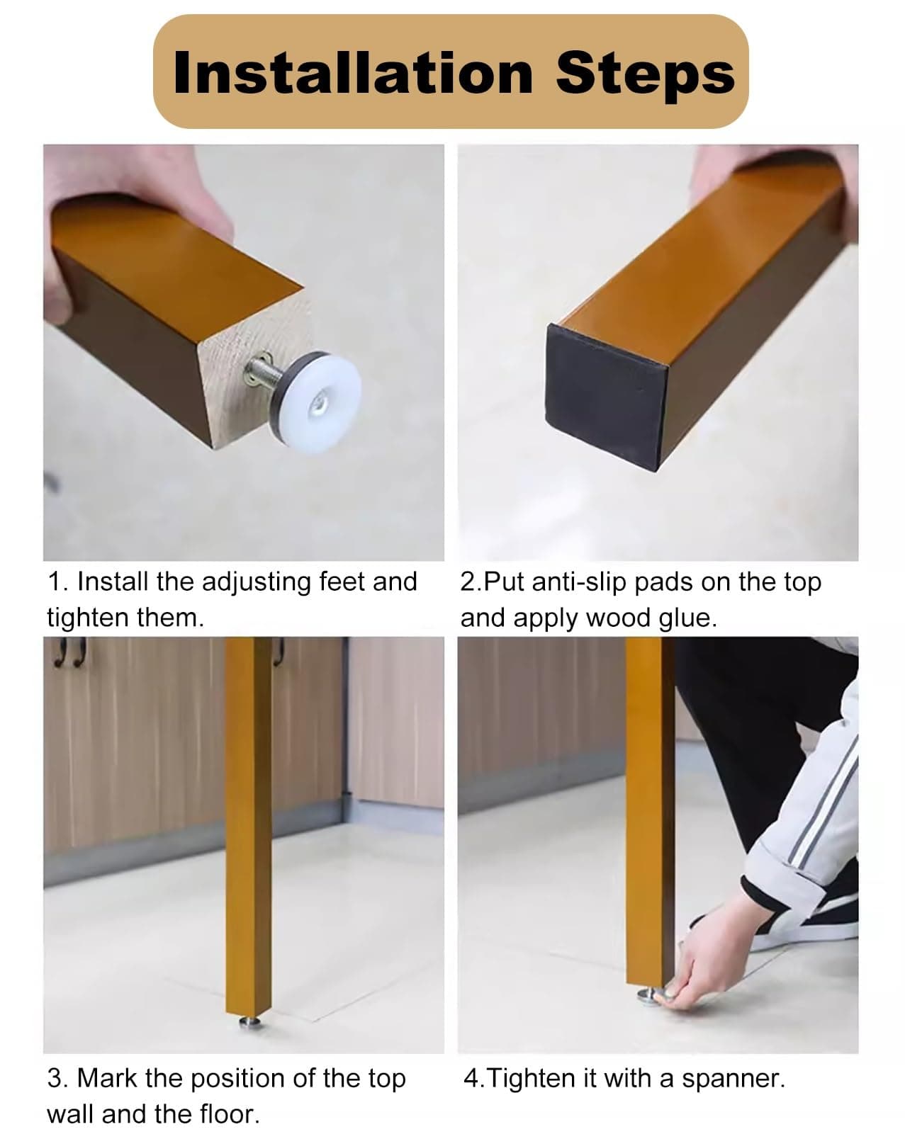 Room Divider Modern DIY Room Divider for Privacy Screen/Doorway/Studio Apartment, Square Wall Partition Floor to Ceiling Design, Easy to Install & Remove (Color : 3pcs Height, Size : 70cm/27.6in/2