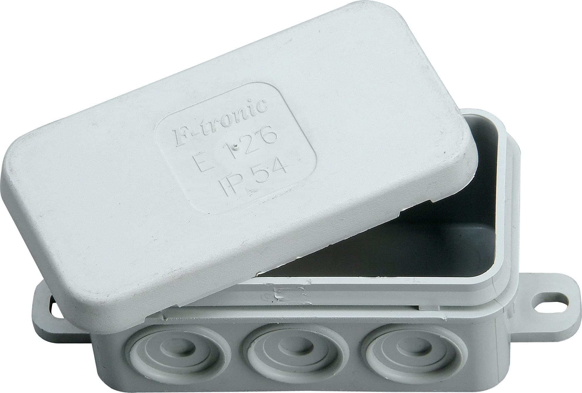 KOPP AP-FR Junction Box, Projective/Wet Piece, 86x44x40mm, 1 Piece, 371200005