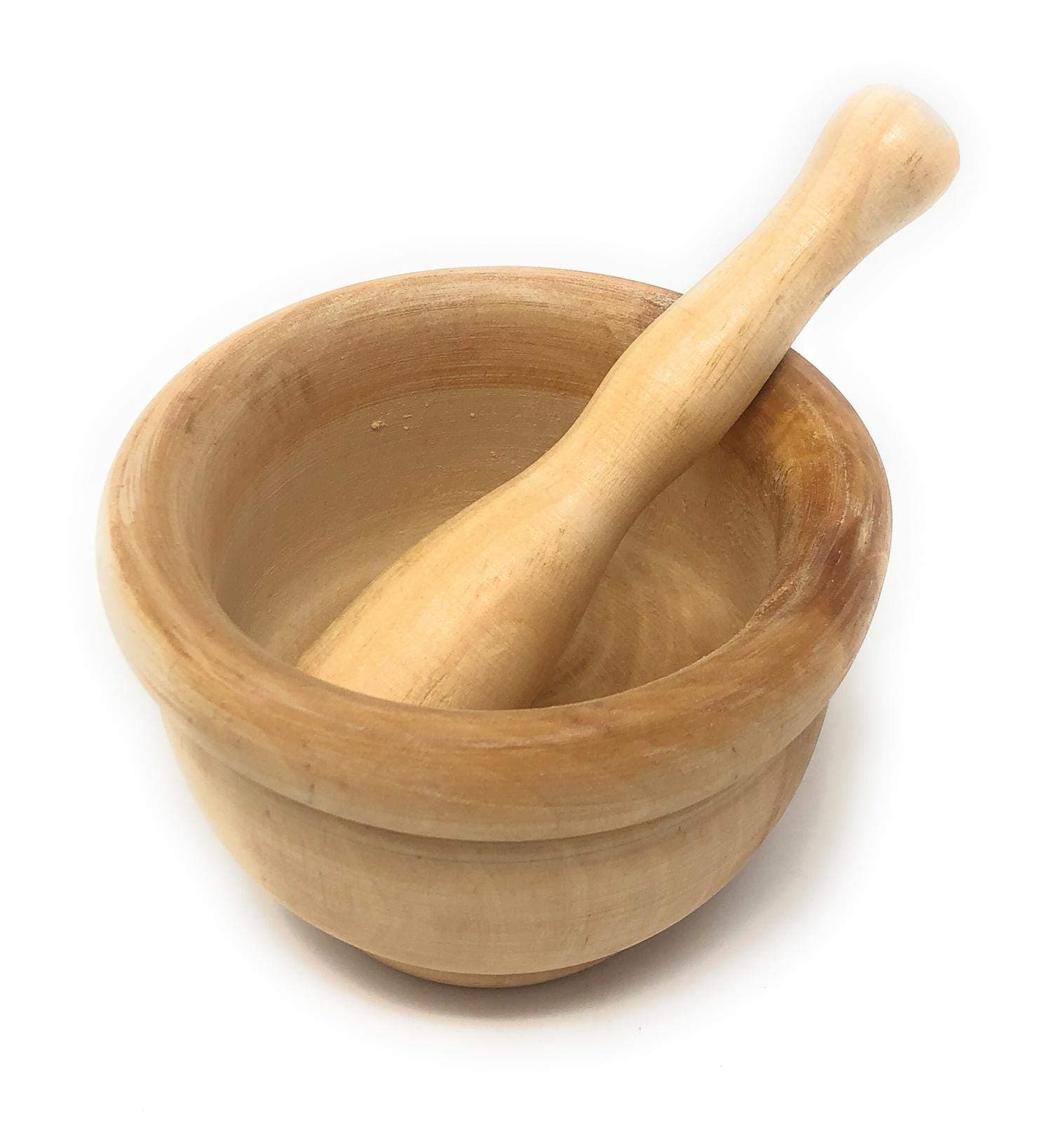 Artema - Rustic Wooden Pestle and Mortar Set - 18 cm