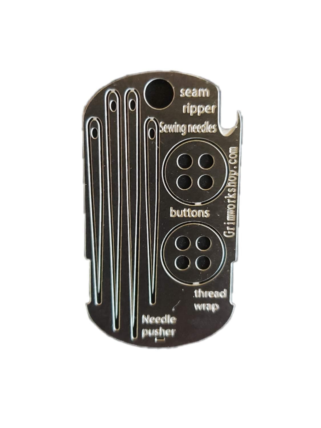 Sewing Kit Dog Tag Survival Necklace