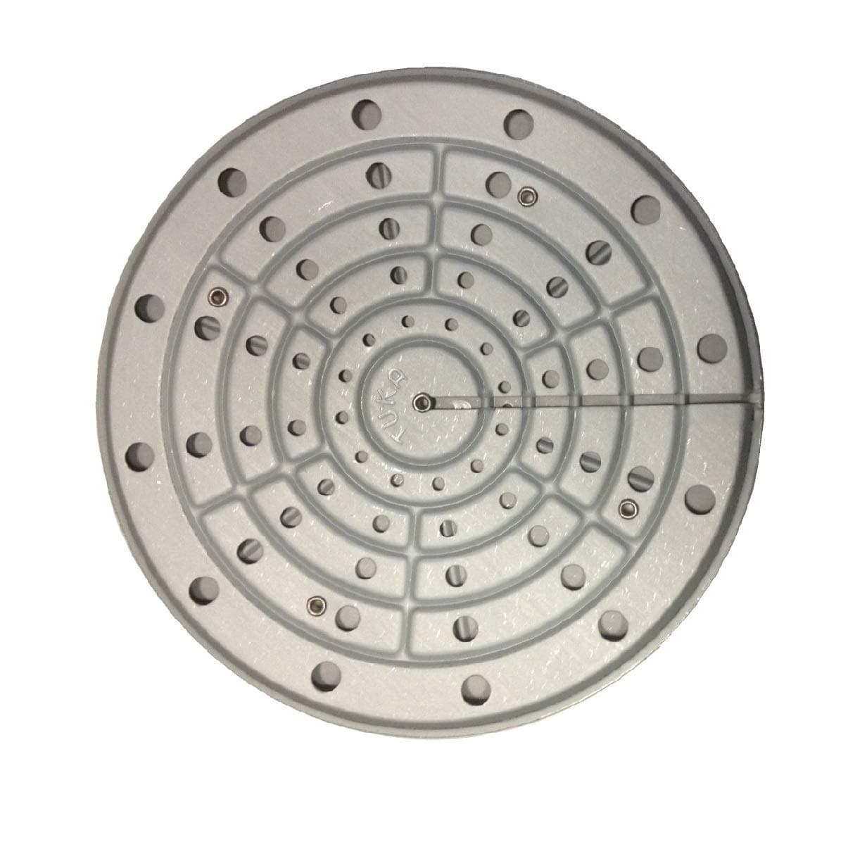 Lavatelli TUKA Thermal Plate Heat Diffuser Stoves Savings and Better Cooking Steel Grey Flame Distributor Oven for Home Gas Grill 16cm Diamete, Metal, 16 cm