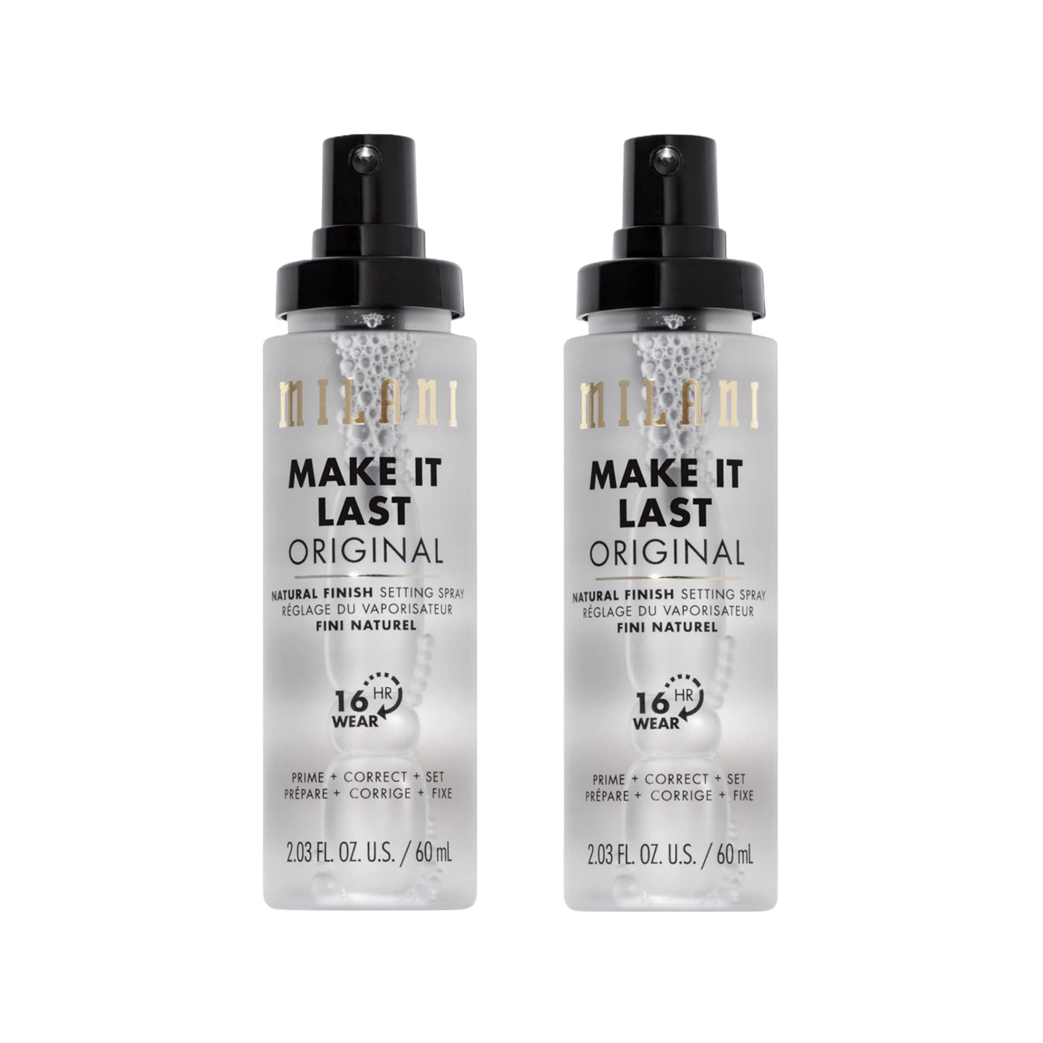 - Setting Spray + Primer, Make It Last Original - Natural Finish with Niacinamide for Hydration, Setting Spray for Makeup and Face Primer, 3-in-1 Prime + Hydrate + Set, 2.03 Fl. Oz - 2 Pack