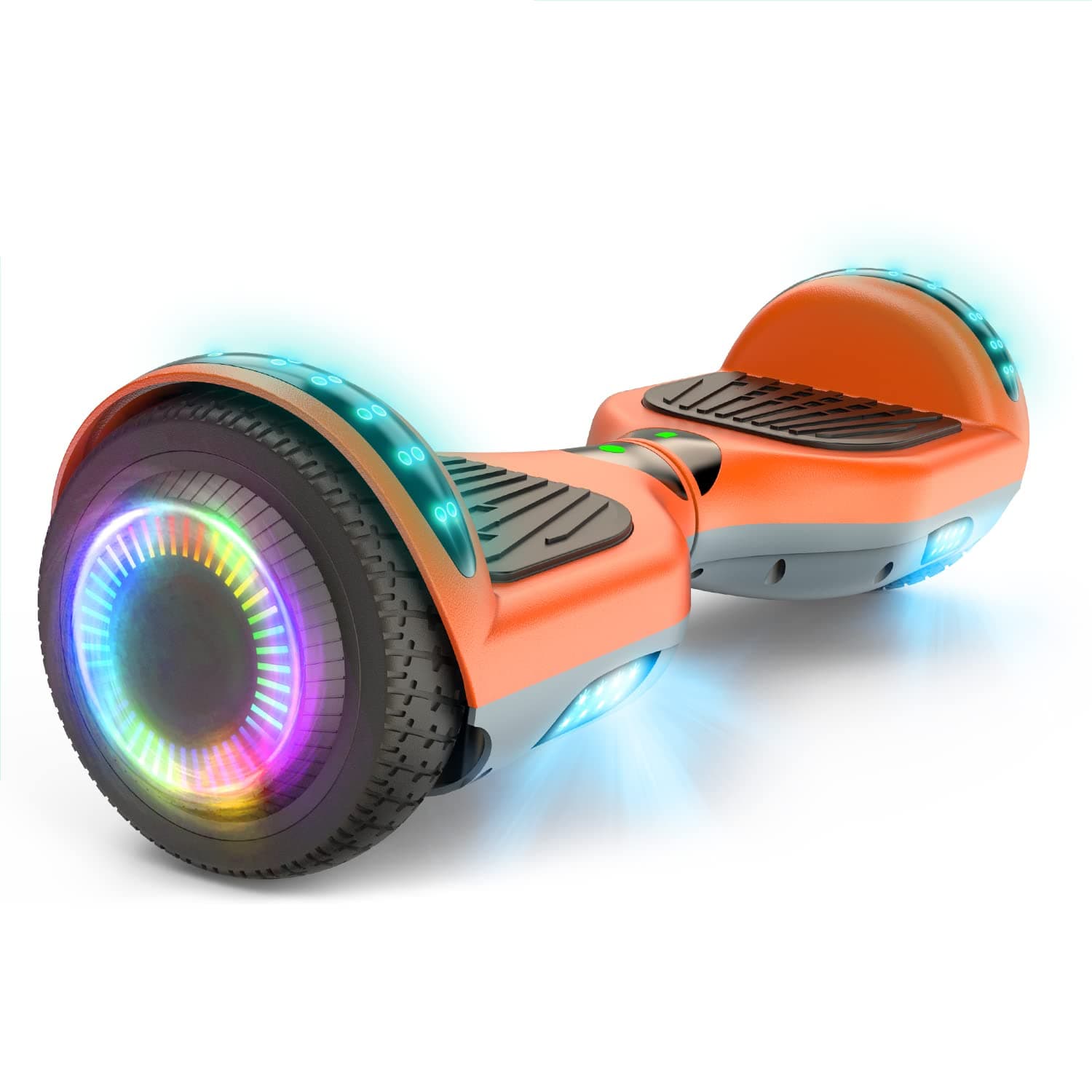 SISIGAD Hoverboard Self Balancing Scooter 6.5" Two-Wheel Self Balancing Hoverboard with Bluetooth Speaker and LED Lights Electric Scooter for Adult Kids Gift