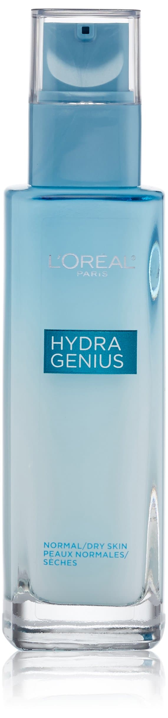 L’Oréal Paris L'Oreal Skincare Hydra Genius Daily Liquid Care Oil-Free Face Moisturizer for Normal to Dry Skin, Hyaluronic Acid Moisturizer for Face with Aloe Water and Hyaluronic Acid, 3.04 fl. oz.
