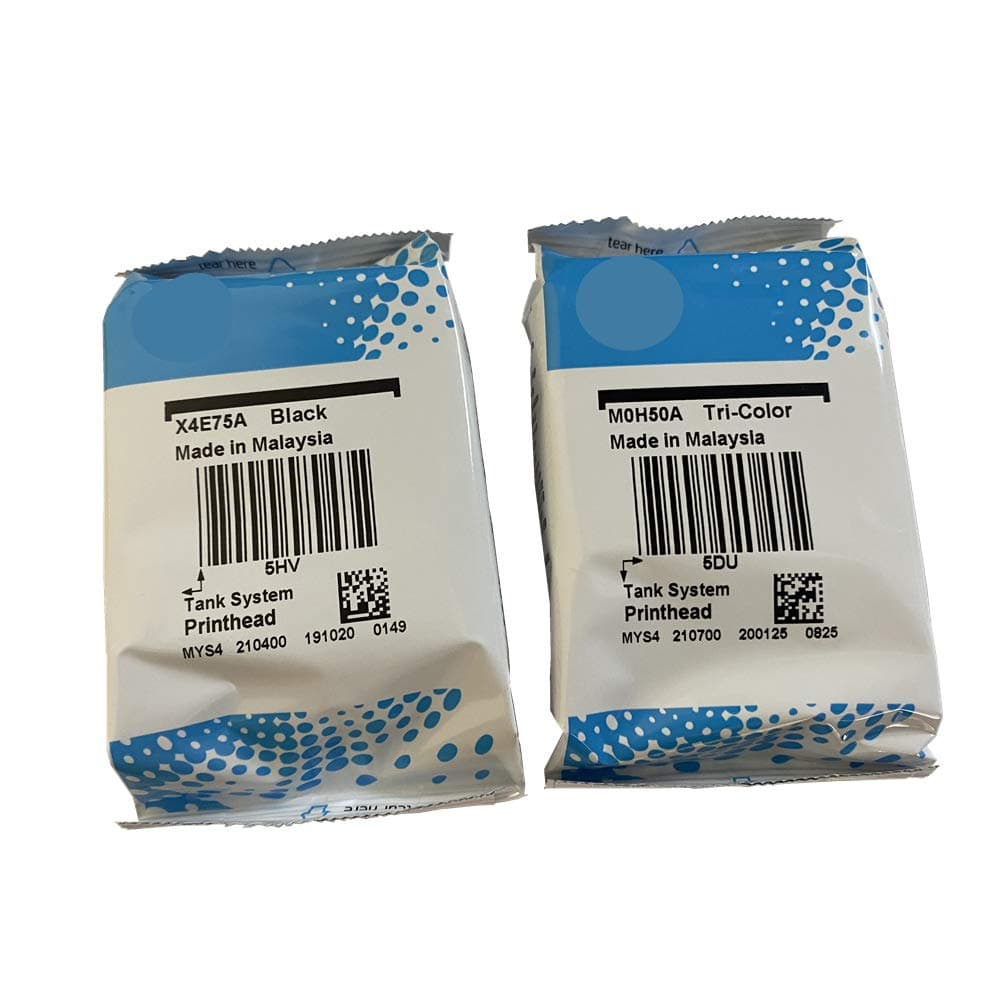 SUNUNITEC A Set ï¼ˆBlack & Tri-Colorï¼‰ X4E75A M0H50AA Print Head GT53 printhead for HP 517, 514, 532, 617, 515, 508, 510, 511, 518, 519, 531, 538, 610, 618 Printers